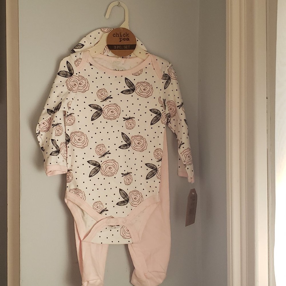 3 pc bodysuit with hat and pants